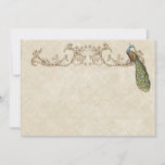 Vintage Peacock &amp; Etchings Thank You Note Cards