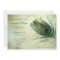 Vintage Peacock Feather Bridal Shower Invitations