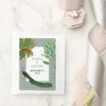 Vintage Peacock Feather Tropical Greenery Wedding Tea Bag Drink Mix<br><div class="desc">A vintage peacock bird design with tropical greenery and damask pattern background. This design is ideal for all seasons. An elegant watercolor design in a contemporary theme. A classy wedding favor with glorious peacock feathers and modern elements. Matching wedding invitations and other stationery items are also available.</div>