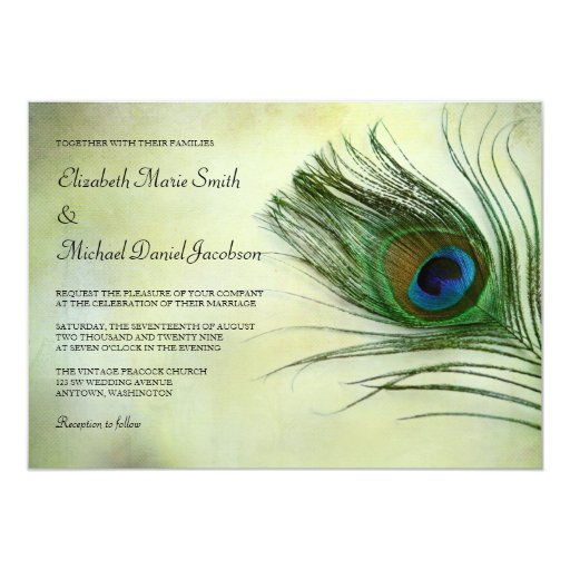 Invitations With Feathers 9