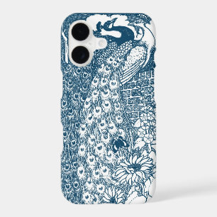 Vintage Peacock Garden Illustration  iPhone 17 Case