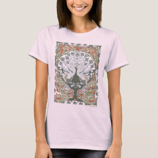 Vintage Peacock Organic Cotton T-Shirt