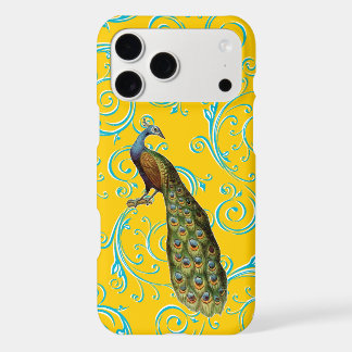 Vintage Peacock Swirl Iphone 18 Pro Max Case