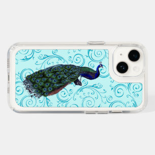 Vintage Peacock Swirl Speck iPhone 14 Case