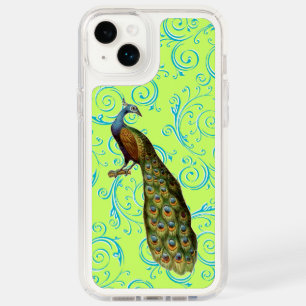 Vintage Peacock Swirl Speck iPhone 14 Plus Case