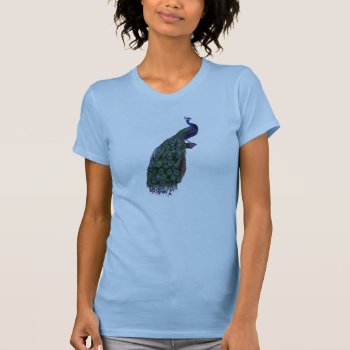 Vintage Peacock T-shirt by epclarke at Zazzle