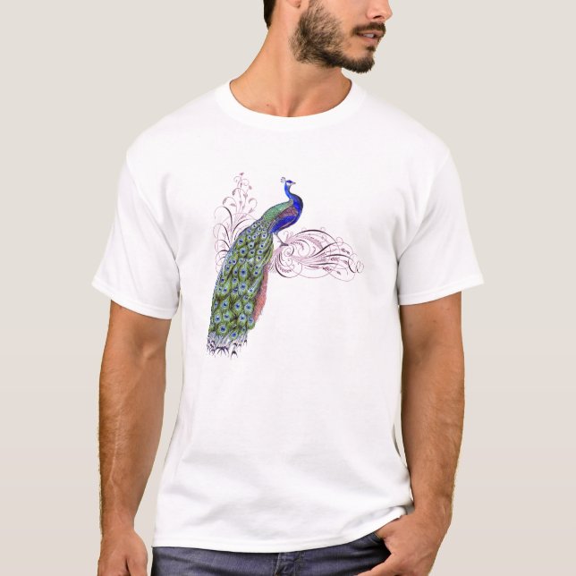Vintage Peacock T-Shirt (Front)