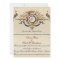 Vintage Peacock Wedding Invitation Linen Square #2