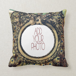 Vintage Peacocks - Best Mom Ever Throw Pillow