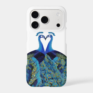 Vintage Peacocks Kissing Wedding Gifts iPhone 17 Pro Case