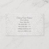 Vintage Pearl Elderly Care Business Card | Zazzle