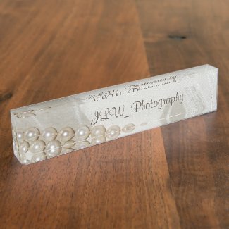 Vintage Pearls Elegant Acrylic