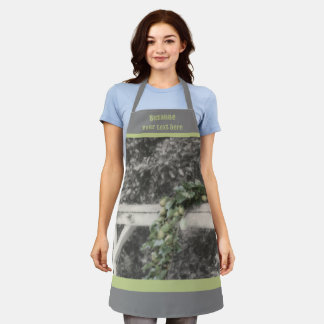 Vintage Pears On Hitching Post Personalized Apron