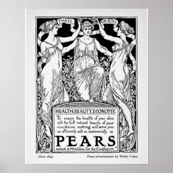 Vintage Pears Soap Poster by Vintage_Obsession at Zazzle