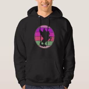 Vintage Pegasus Retro Pegasus Silhouette Cute Unic Hoodie