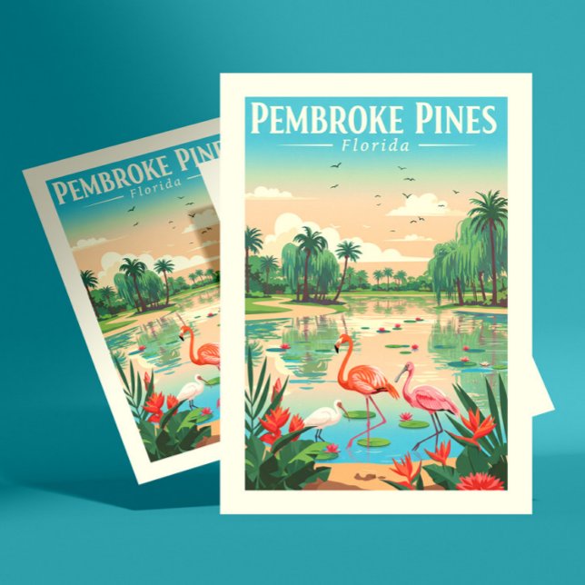 Vintage Pembroke Pines Florida Postcard (Creator Uploaded)