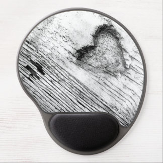 vintage pencil drawied Heart Gel Mousepad