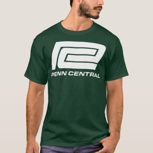 Vintage Penn Central Railroad T_Shirt