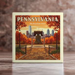Vintage Pennsylvania Ceramic Tile