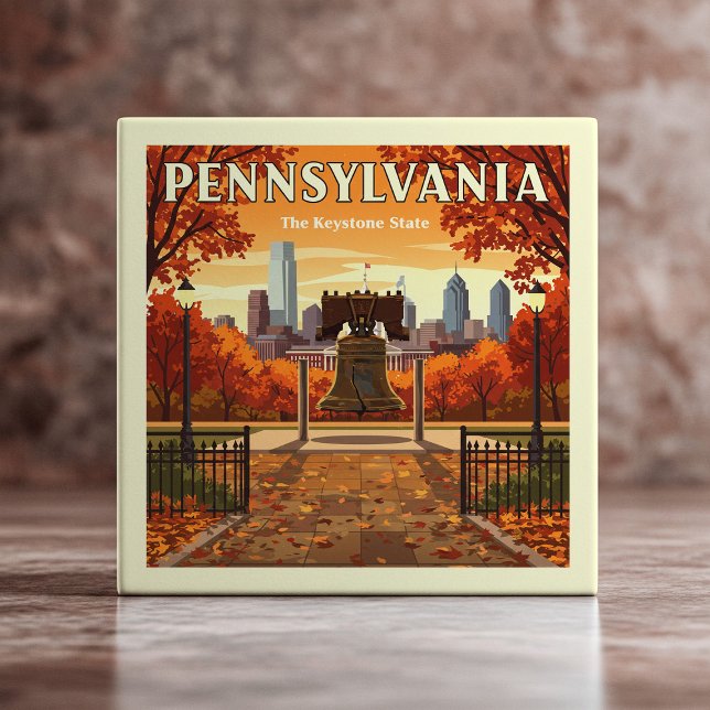 Vintage Pennsylvania Ceramic Tile (Creator Uploaded)