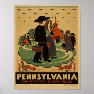 Vintage Pennsylvania Poster