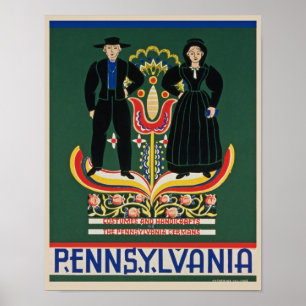 Vintage Pennsylvania Poster
