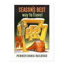 Vintage Pennsylvania Railroad Postcard Vintage Pennsylvania Railroad Postcard