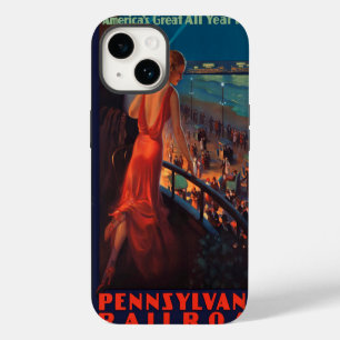 VINTAGE PENNSYLVANIA RAILROAD TRAVEL iPhone 14 CASE