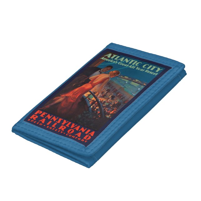 VINTAGE PENNSYLVANIA RAILROAD TRAVEL TRIFOLD WALLET (Bottom)