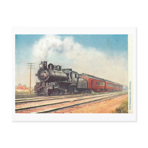 Vintage Pennsylvania Special Train Postcard