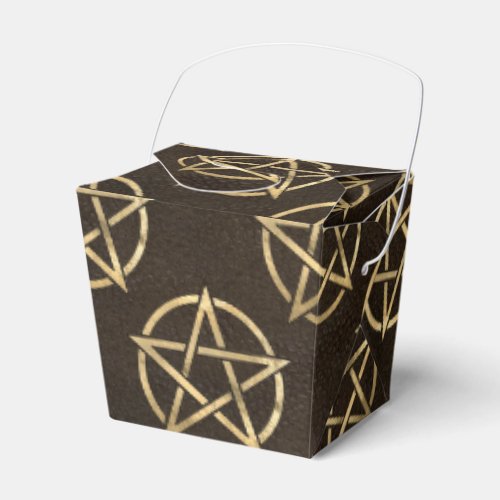 Vintage Pentagram Favor Boxes