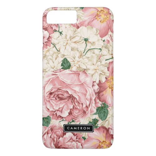 Vintage Peonies and Hydrangeas iPhone 7 Plus Case