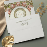 Vintage Peonies Art Nouveau Vintage Envelope<br><div class="desc">Add a touch of vintage elegance to your wedding stationery with this stunning Art Nouveau-inspired envelope, featuring a beautiful peony floral design inside the envelope. The soft pinks and greens of the peonies, paired with intricate Art Nouveau patterns, create a timeless and artistic look. The back of the envelope is...</div>