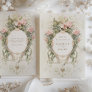 Vintage Peonies Pastel Floral Rococo Wedding Invitation