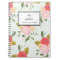 Vintage Peonies Pattern Personalized Notebook
