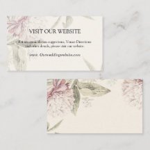 Vintage Peony Botanical Wedding 