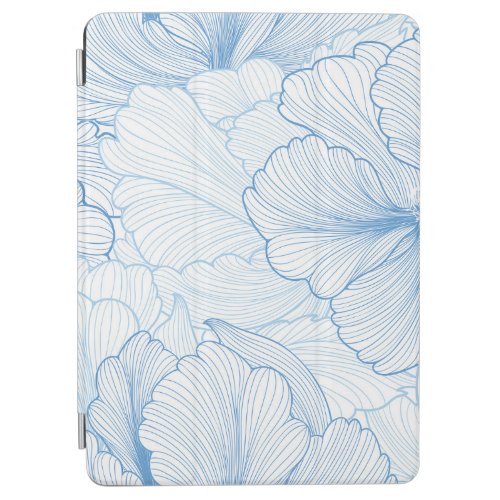 Vintage Peony Floral Seamless Pattern iPad Air Cover
