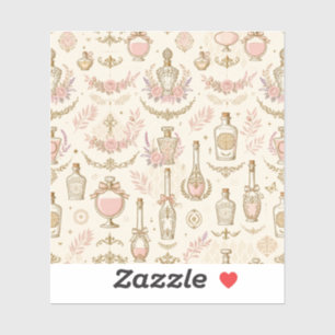 Vintage Perfume Bottle Vinyl Sticker