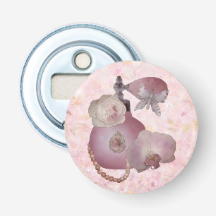 Vintage perfume button bottle opener