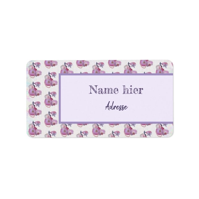 vintage perfume label (Front)