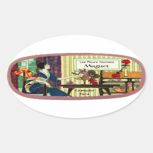 Vintage Perfume Label - French Lady