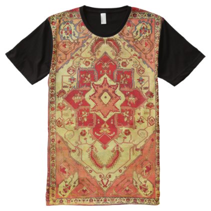 Vintage Persian Oriental Rug Carpet Print T-Shirt