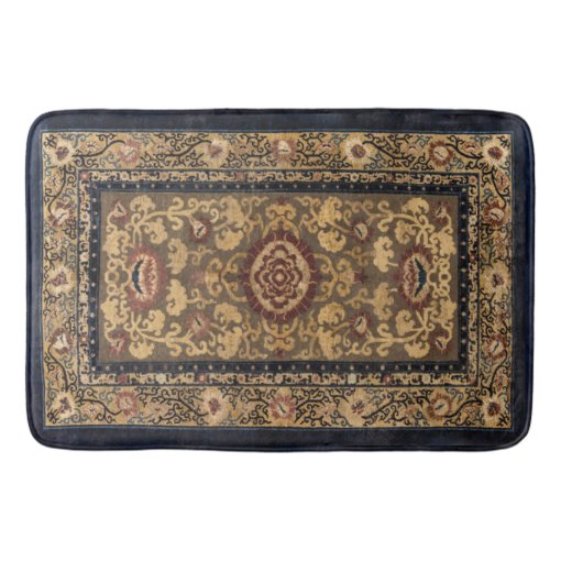 Vintage Persian Oriental Turkish Carpet Pattern Bath Mat R2bfc153142624947862944160f038842 Zdpja 510 ?rlvnet=1