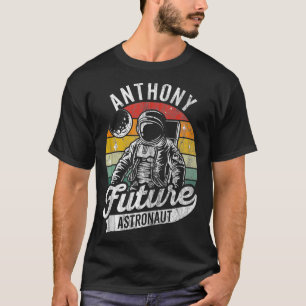 Vintage Personalized Anthony Future astronaut Spac T-Shirt