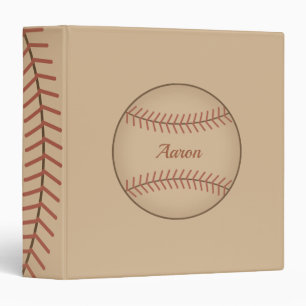 Vintage Personalized Baseball Binder Gift