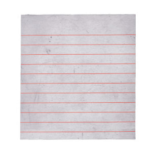 Vintage Personalized Memo Pad with Business Lines