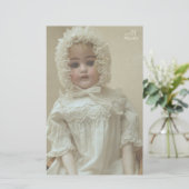 Vintage Personalized Victorian Antique Girl Doll (Standing Front)