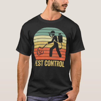 Vintage Pest Control Eterminator Halloween Costume T-Shirt