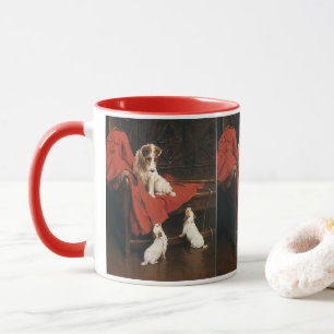 Vintage Pet Animals, Jack Russel Terrier Dogs Mug