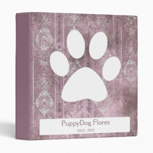 vintage pet loss scrapbook 3 ring binder